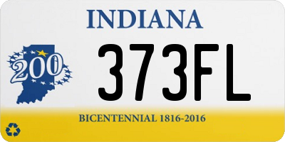 IN license plate 373FL