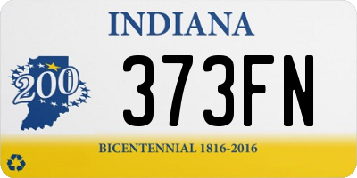 IN license plate 373FN