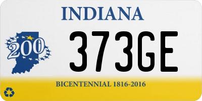 IN license plate 373GE