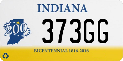 IN license plate 373GG