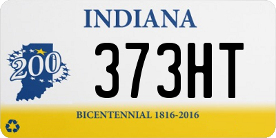 IN license plate 373HT