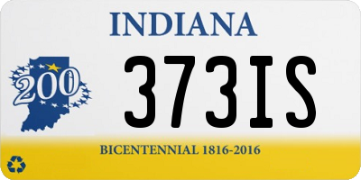 IN license plate 373IS