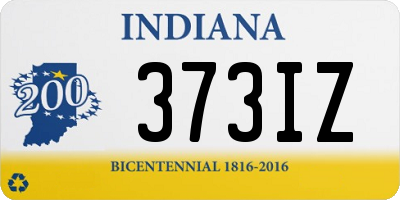 IN license plate 373IZ