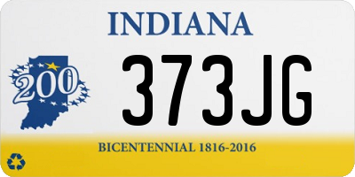 IN license plate 373JG