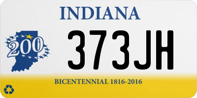 IN license plate 373JH