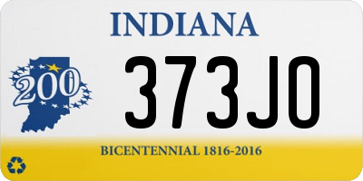 IN license plate 373JO