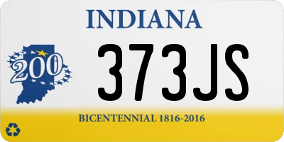 IN license plate 373JS