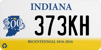 IN license plate 373KH