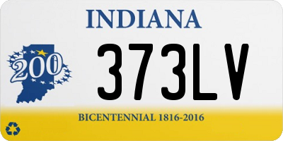 IN license plate 373LV