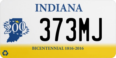 IN license plate 373MJ