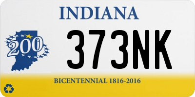 IN license plate 373NK