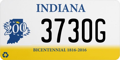 IN license plate 373OG