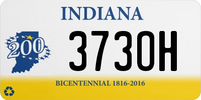 IN license plate 373OH