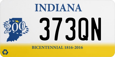 IN license plate 373QN