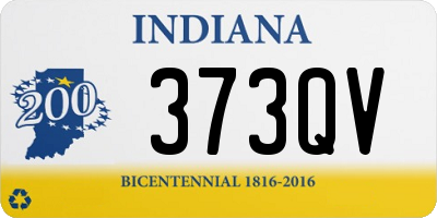 IN license plate 373QV