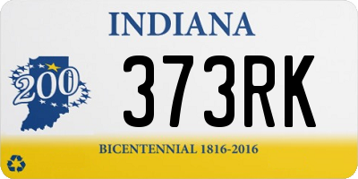 IN license plate 373RK