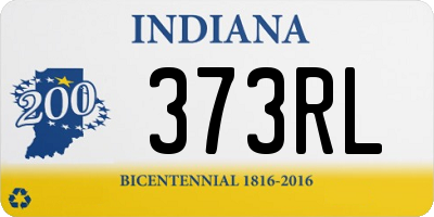 IN license plate 373RL