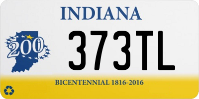 IN license plate 373TL