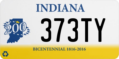 IN license plate 373TY