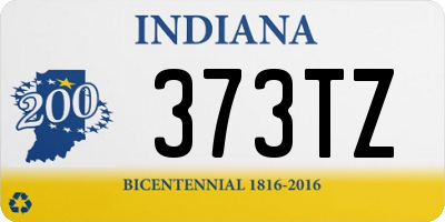 IN license plate 373TZ