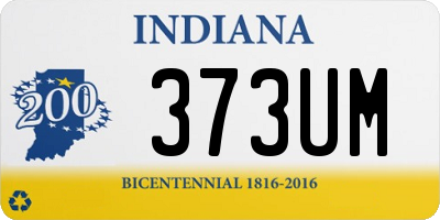 IN license plate 373UM