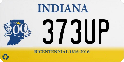 IN license plate 373UP