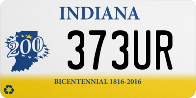 IN license plate 373UR