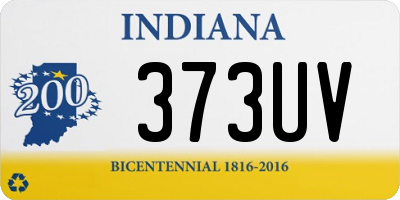 IN license plate 373UV