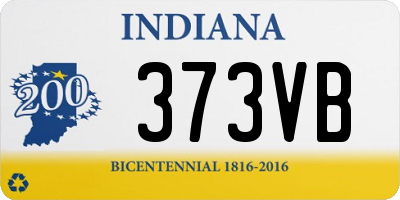 IN license plate 373VB