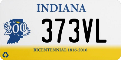 IN license plate 373VL