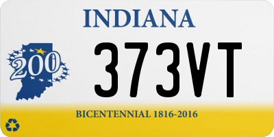 IN license plate 373VT