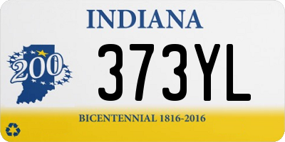 IN license plate 373YL