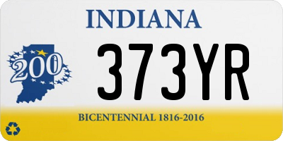 IN license plate 373YR