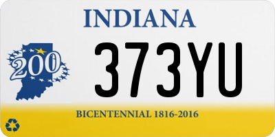 IN license plate 373YU