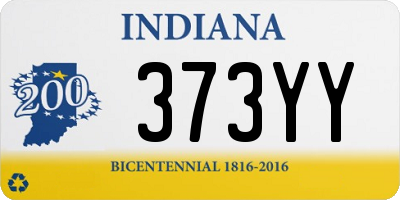 IN license plate 373YY