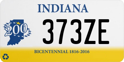 IN license plate 373ZE