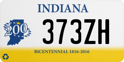 IN license plate 373ZH