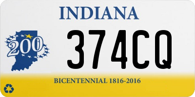 IN license plate 374CQ