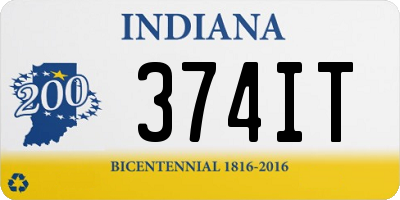 IN license plate 374IT