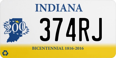 IN license plate 374RJ
