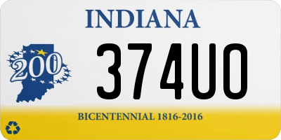 IN license plate 374UO