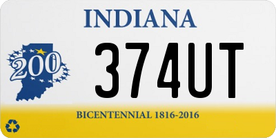 IN license plate 374UT