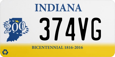 IN license plate 374VG