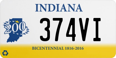 IN license plate 374VI