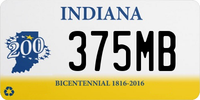 IN license plate 375MB