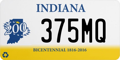 IN license plate 375MQ