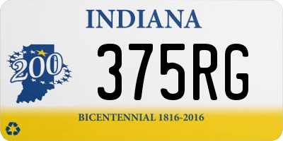 IN license plate 375RG