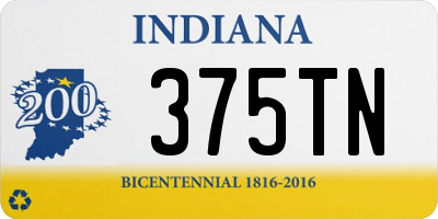 IN license plate 375TN