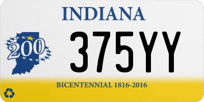 IN license plate 375YY