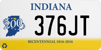 IN license plate 376JT